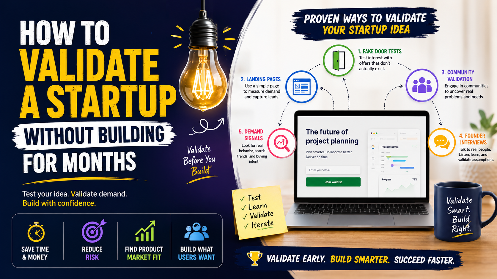 How to Validate a Startup Without Spending Months Building hero image