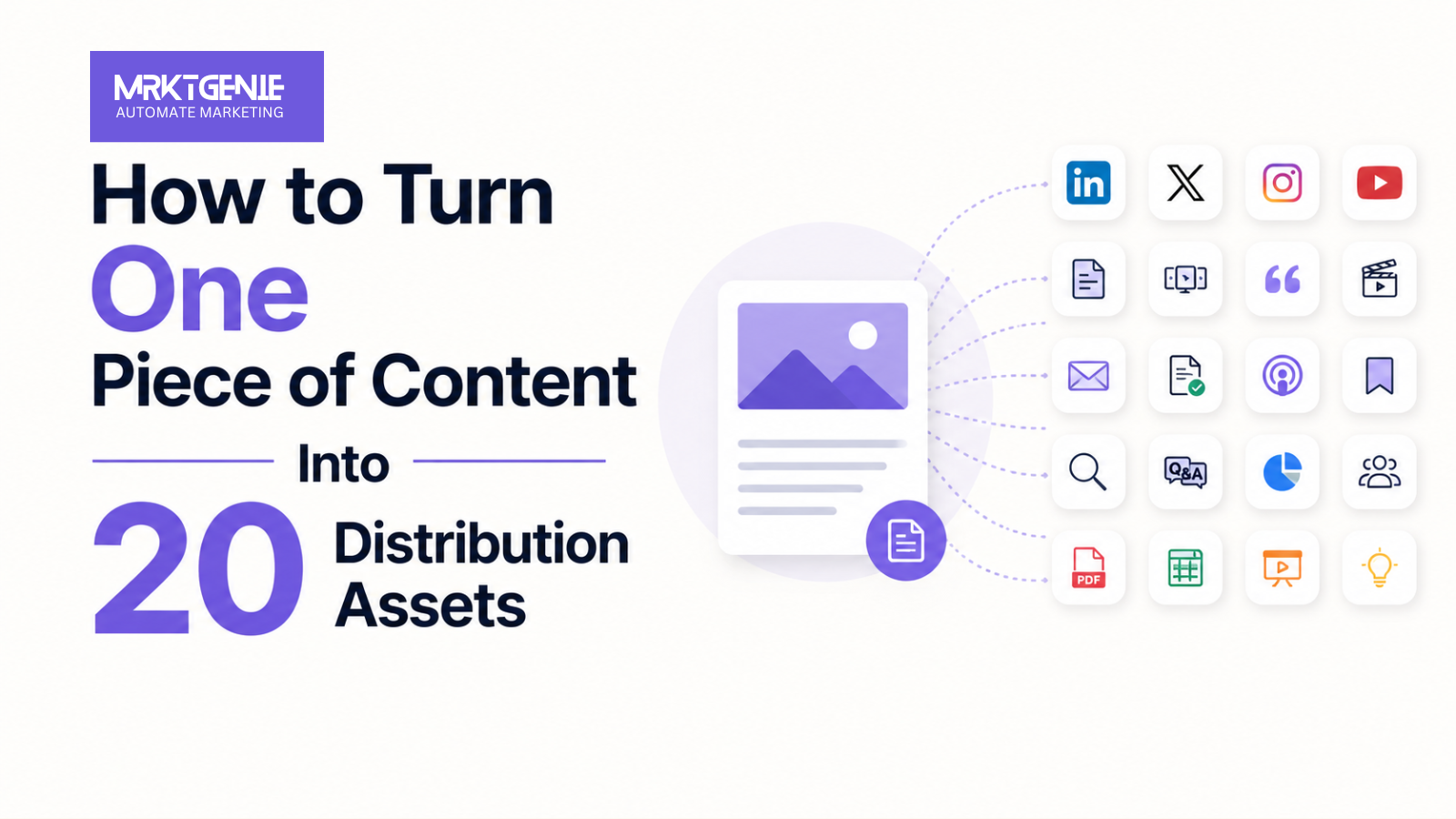How to Turn One Piece of Content Into 20 Distribution Assets hero image
