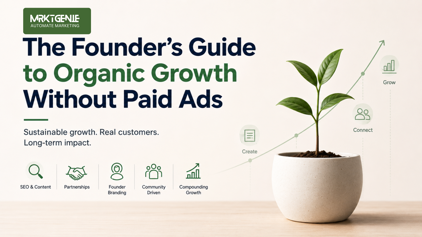 The Founder’s Guide to Organic Growth Without Paid Ads hero image