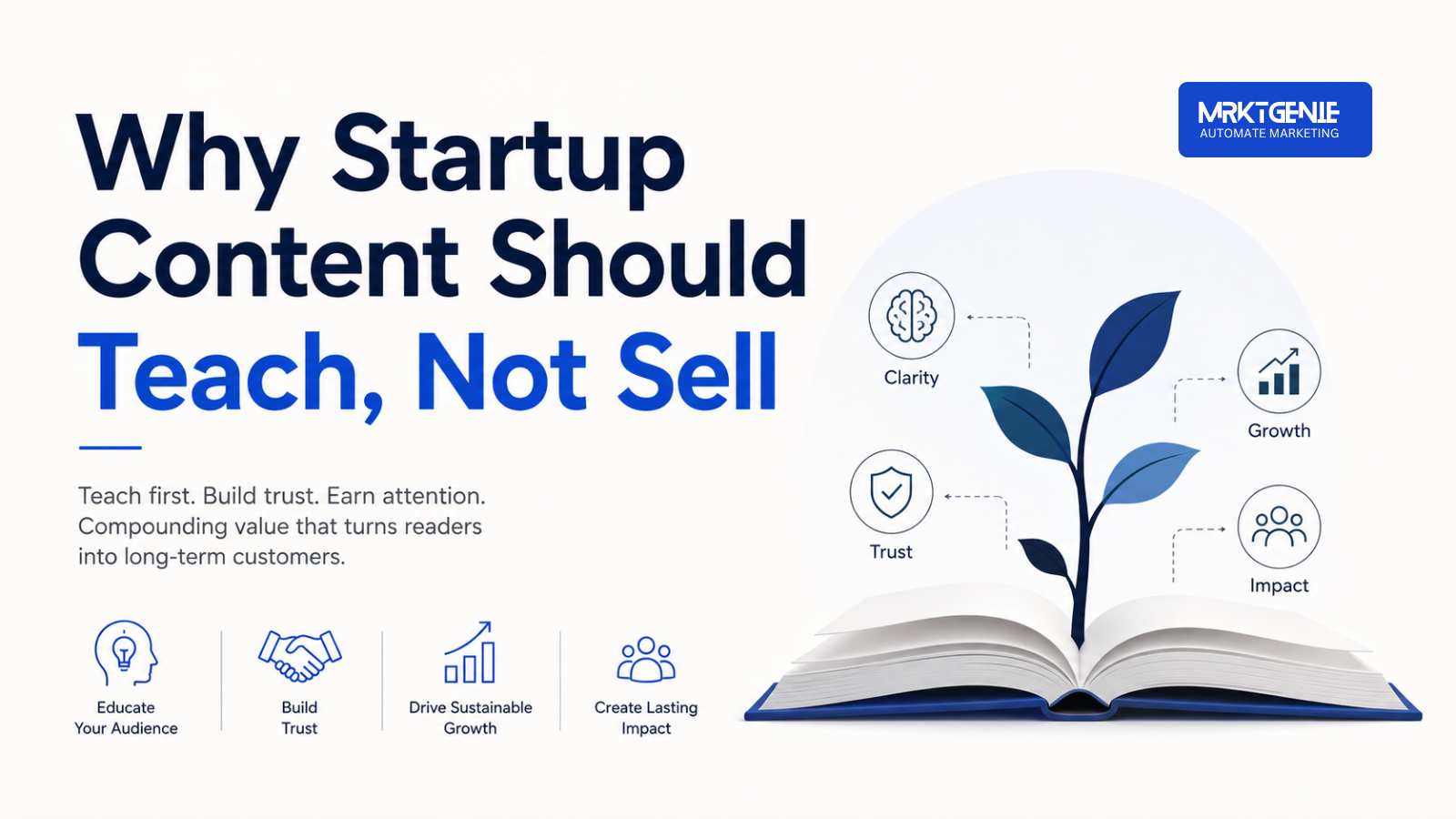 Why Startup Content Should Teach, Not Sell hero image