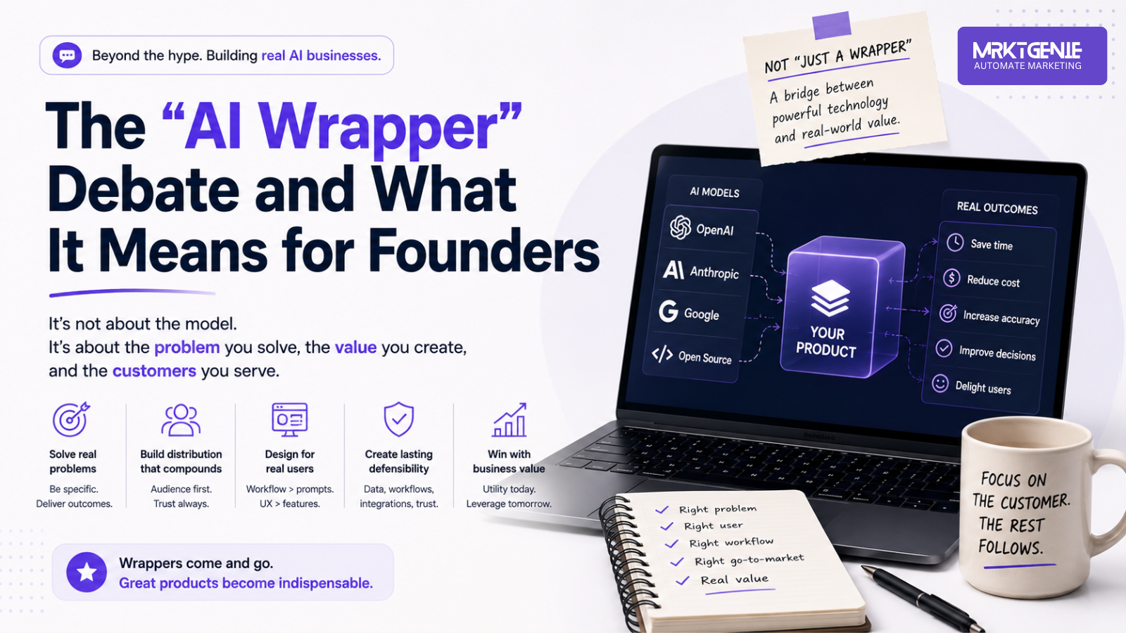 The “AI Wrapper” Debate and What It Means for Founders hero image